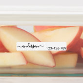 Script op maat kledinglabel voor verzorgingstehuis labels (Aangebracht)