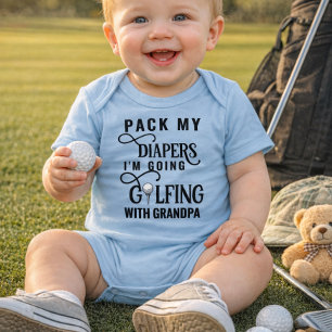 Script Opa's Golfvriendje Baby Body Romper