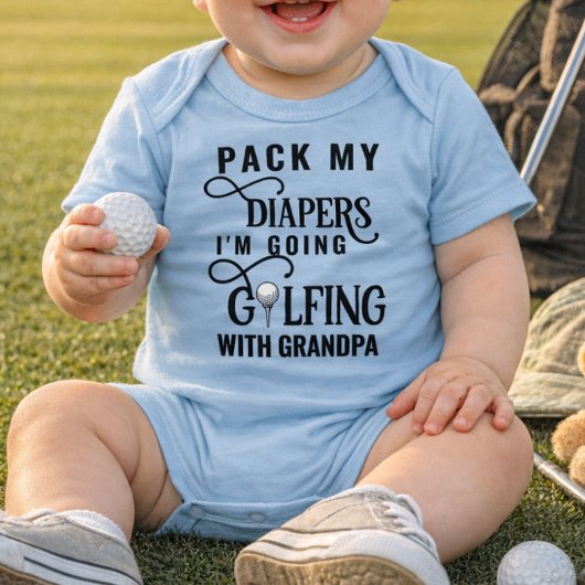 Script Opa's Golfvriendje Baby Body Romper