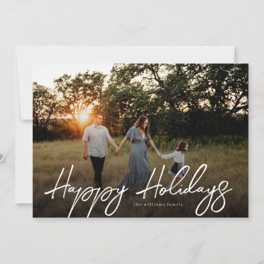 Script Overlay Vakantiefoto Feestdagenkaart (Voorkant)