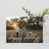 Script Overlay Vakantiefoto Feestdagenkaart (Staand voorkant)