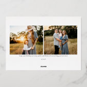 Script Overlay Vakantiefoto Folie Feestdagenkaart (Achterkant)
