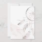 Script Pastel Couples Baby shower Dream Catcher Kaart (Achterkant)