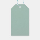 Script Pastel Prettige feestdagen gepersonaliseer Cadeaulabel (Achterkant)