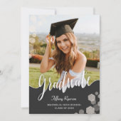 Script Photo Graduation Party Kaart (Voorkant)