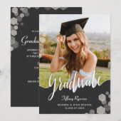 Script Photo Graduation Party Kaart (Voorkant / Achterkant)