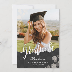 Script Photo Graduation Party Kaart
