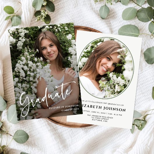 Script Photo Graduation Party  Kaart