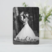 Script Photo Weddenschap Bedankt (Staand voorkant)