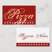 script PIZZA klantenloyaliteitenkaart Klantenkaartje (Voorkant / Achterkant)