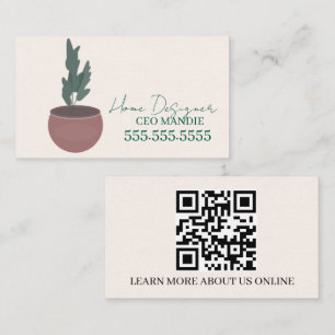 Script Plant Zitter Ontwerper Visitekaartje