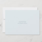 Script Postponed Wedding Ceremony en Reception Kaart (Achterkant)