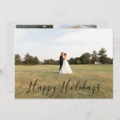 Script Prettig Kerstkaart Fotokaart (Voorkant / Achterkant)