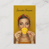 Script Professional-fotografie 2 QR-codes Visitekaartje (Voorkant)