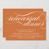 SCRIPT | REHEARSAL DINER INVITATION KAART (Voorkant / Achterkant)