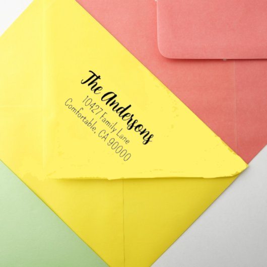 Script Return-adres Zelfinktende Stempel