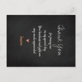  Script Roos Gold Photo Afstuderen Hartelijk dank Briefkaart (Achterkant)