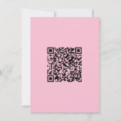 Script Roze Sinaasappel Bruiloft Website Details Q Kaart (Achterkant)