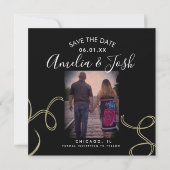Script Save the Date Foto Neppe Spiraal Kaart (Voorkant)