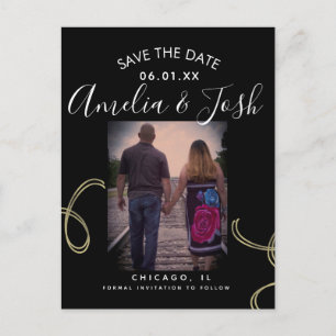 Script Save the Date Foto Neppe Spiraal Postkaart