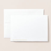 Script Save the Date Foto Neppe Swirl Zwart Goud Folie Kaarten (Met envelop)
