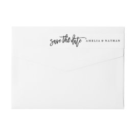 Script Save The Date Huwelijk Etiket Rondom