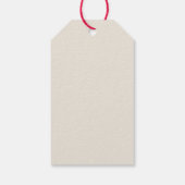 Script Schattigee rustieke Gnome  stijl kerst Cadeaulabel (Achterkant)