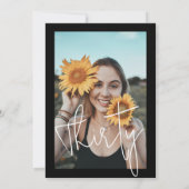 Script Signature Dertigday Black Kaart (Achterkant)