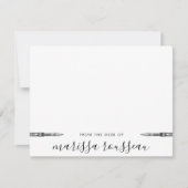  Script Signature  Pen Notitiekaartje (Voorkant)