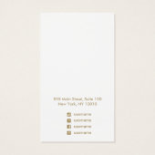 Script Signature Pink Glow Earring Display Kaart (Achterkant)