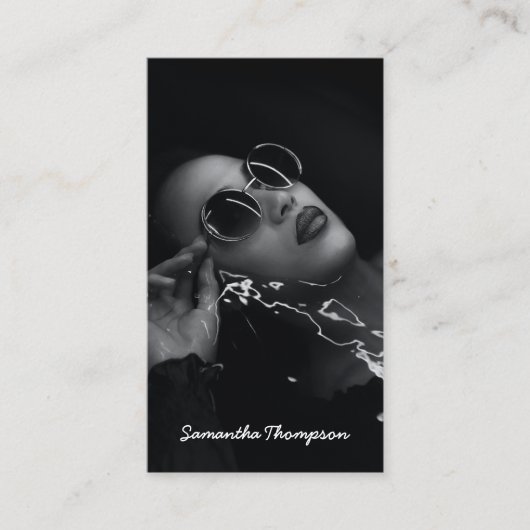 Script Signature Professional-fotografie Visitekaartje (Voorkant)