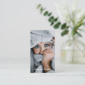 Script Signature Professionele fotografie Foto Visitekaartje (Staand voorkant)