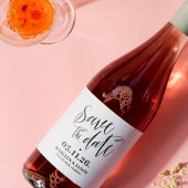 Script Sla de datum op het etiket van mousserende 