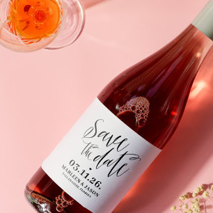 Script Sla de datum op het etiket van mousserende 