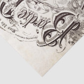 Script Songbook Muziek Lady Bird Decoupage Tissuepapier (Detail)