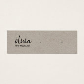 Script Stud die Kraft DisplayCard verdient Mini Visitekaartjes (Voorkant)