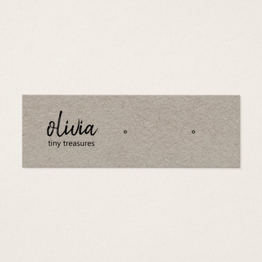 Script Stud die Kraft DisplayCard verdient Mini Visitekaartjes (Voorkant)