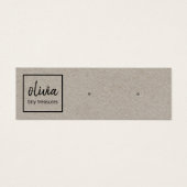 Script Stud die Kraft DisplayCard verdient Mini Visitekaartjes (Voorkant)