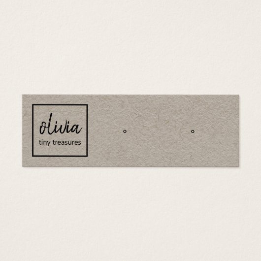 Script Stud die Kraft DisplayCard verdient Mini Visitekaartjes (Voorkant)