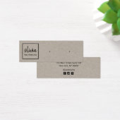 Script Stud die Kraft DisplayCard verdient Mini Visitekaartjes (Bureau)