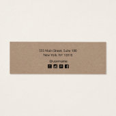 Script Stud die Tan Kraft Display Kaart verdient (Achterkant)