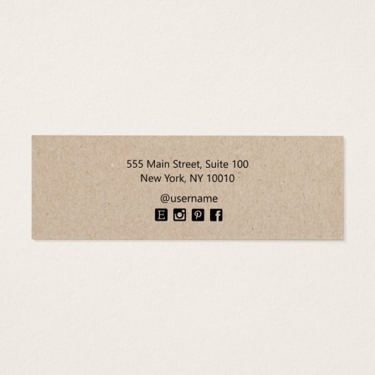 Script Stud die Tan Kraft Display Kaart verdient (Achterkant)