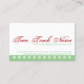 script TACOS klantenloyaliteitenkaart Klantenkaartje (Achterkant)