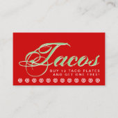 script TACOS klantenloyaliteitenkaart Klantenkaartje (Voorkant)