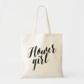 Script-Tas | Bloemenmeisje Tote Bag (Voorkant)