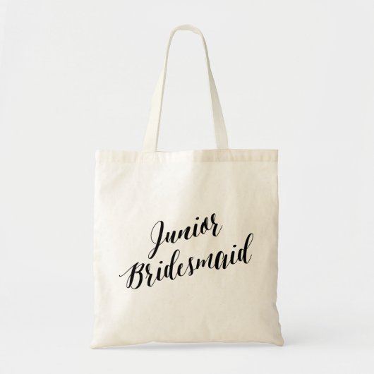 Script-Tas | Junior Bridesmaid Tote Bag (Voorkant)