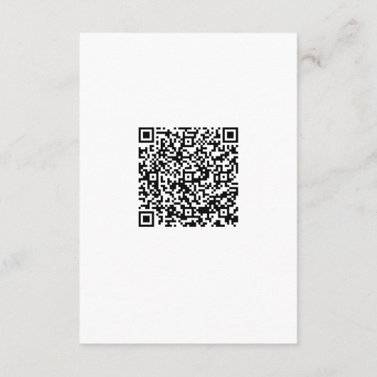 Script Typografie Rode Rozen Details Informatiekaartje (Achterkant)