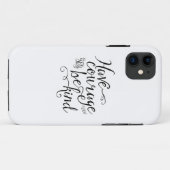 Script-typografie stimuleren en aardig zijn Case-Mate iPhone Case (Achterkant (horizontaal))