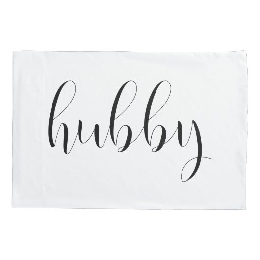 Script Typografie Zijn en Heren Kussensloop (Achterkant-Links)