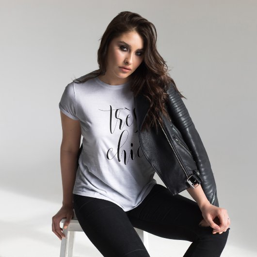 Script Typography Très Chic T-shirt
